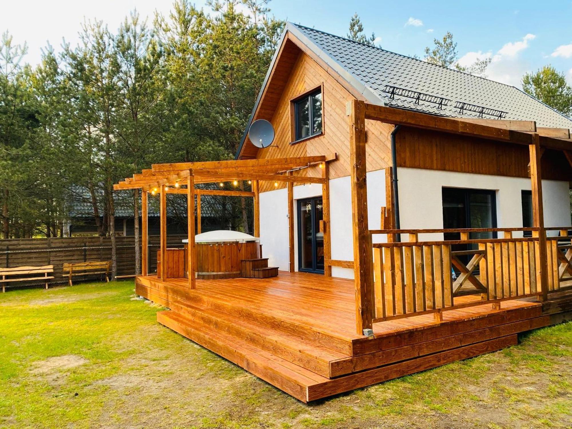 Domek Bartoszylas Z Sauna I Balia Exterior foto